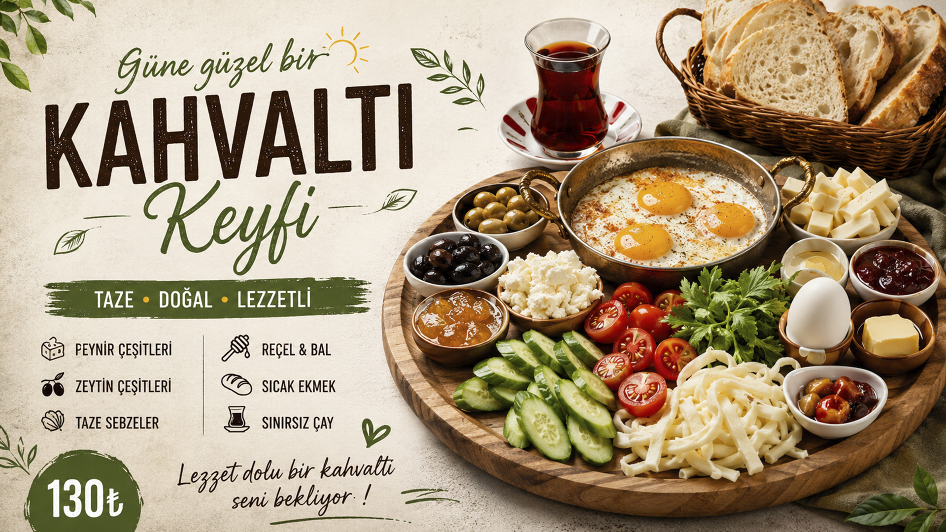 Dinamik Kahvaltı Menüsü Video 2
